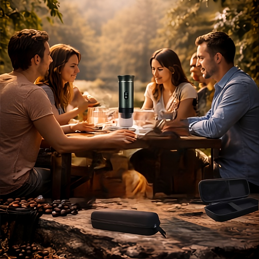Machine à Café Portable Camping Familial : L'Espresso pour Toute la Famille